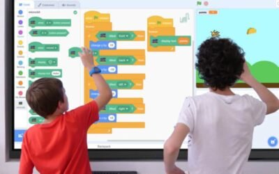 Teaching in nurseries with a digital interactive whiteboard